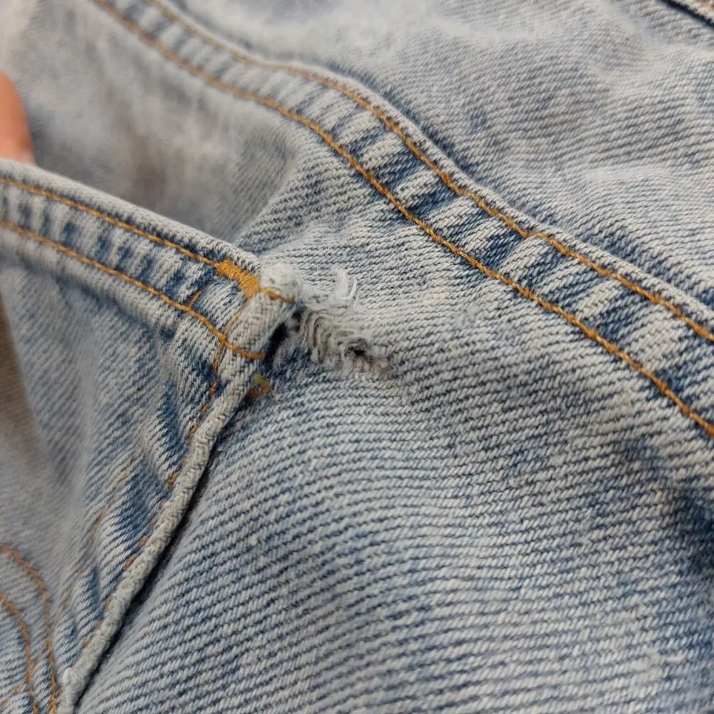 Vintage Levis 550 Relaxed Fit Jeans Men's 34x30 (33x29) Natural Fade 90's